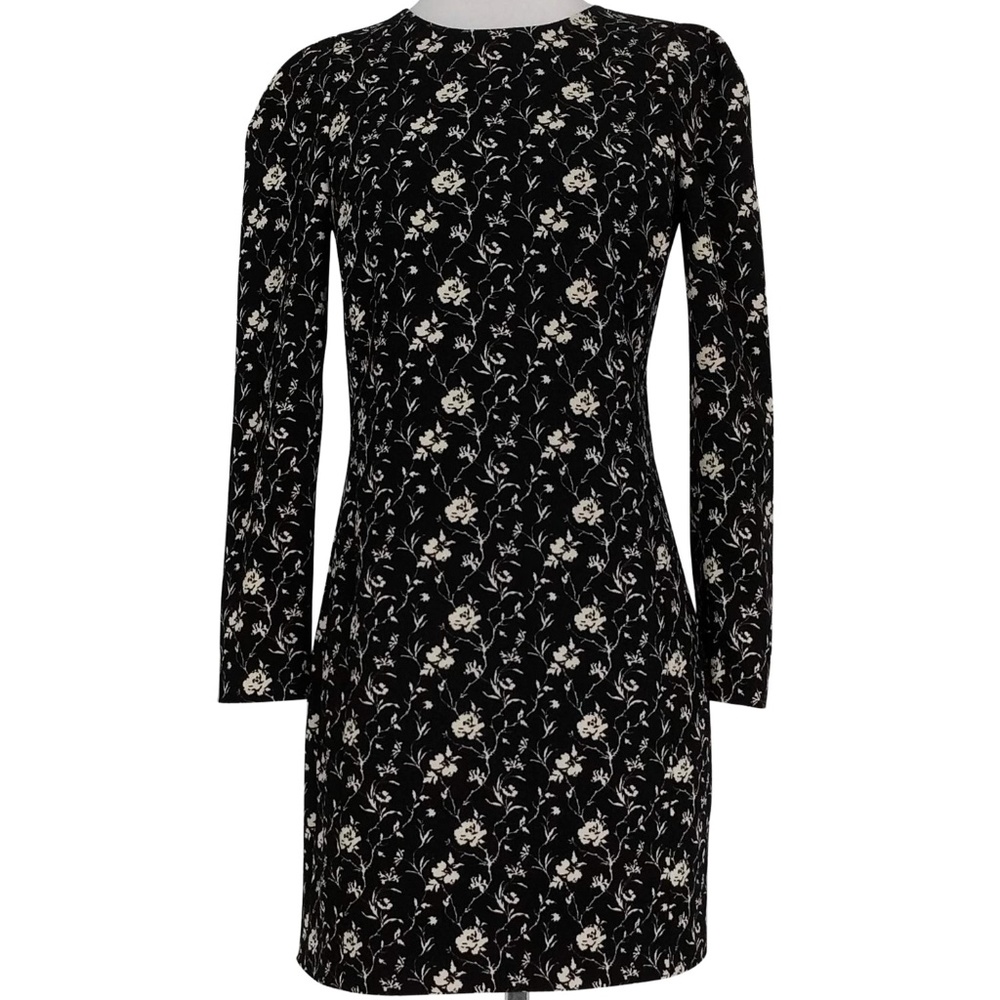 Club Monaco Black Floral Dress - New With Tags